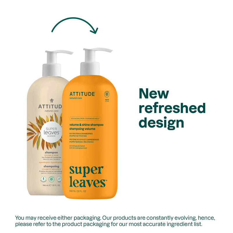 Volume & shine shampoo : SUPER LEAVES™