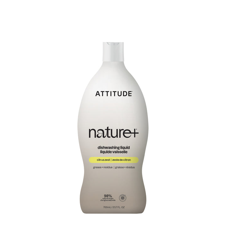ATTITUDE Nature+ Dish Soap Unscented 13170_en?_main? Unscented 700 mL