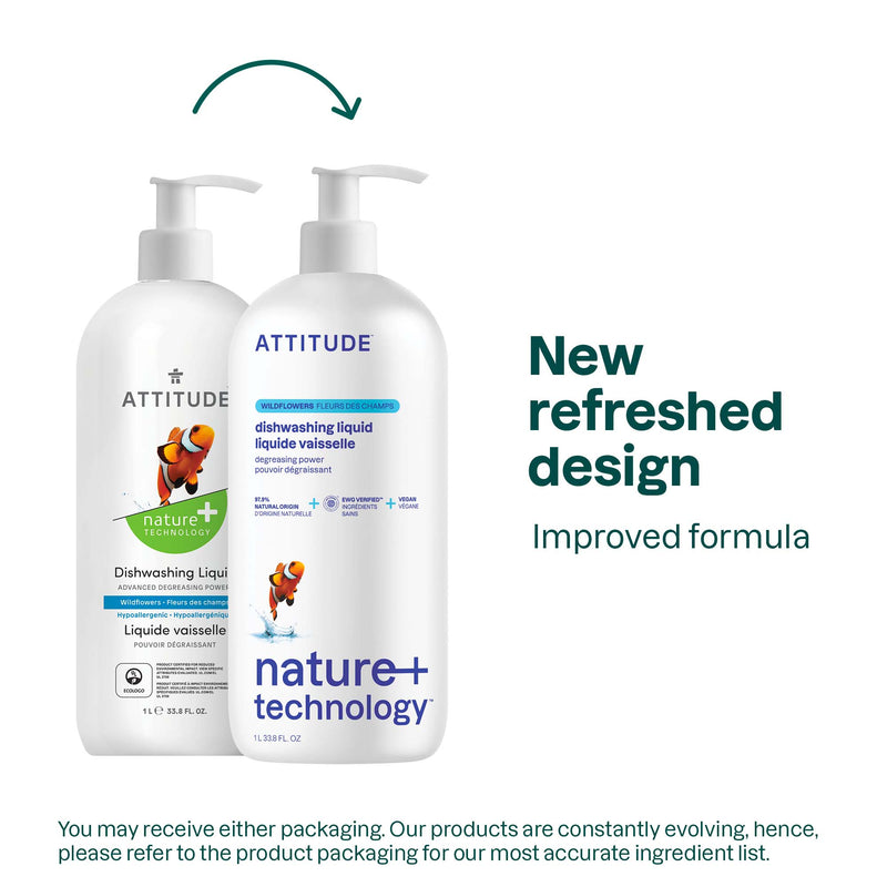 ATTITUDE Nature+ dishwashing liquid wildflowers hypoallergenic 13173_en?_main? Wildflowers / 700 mL