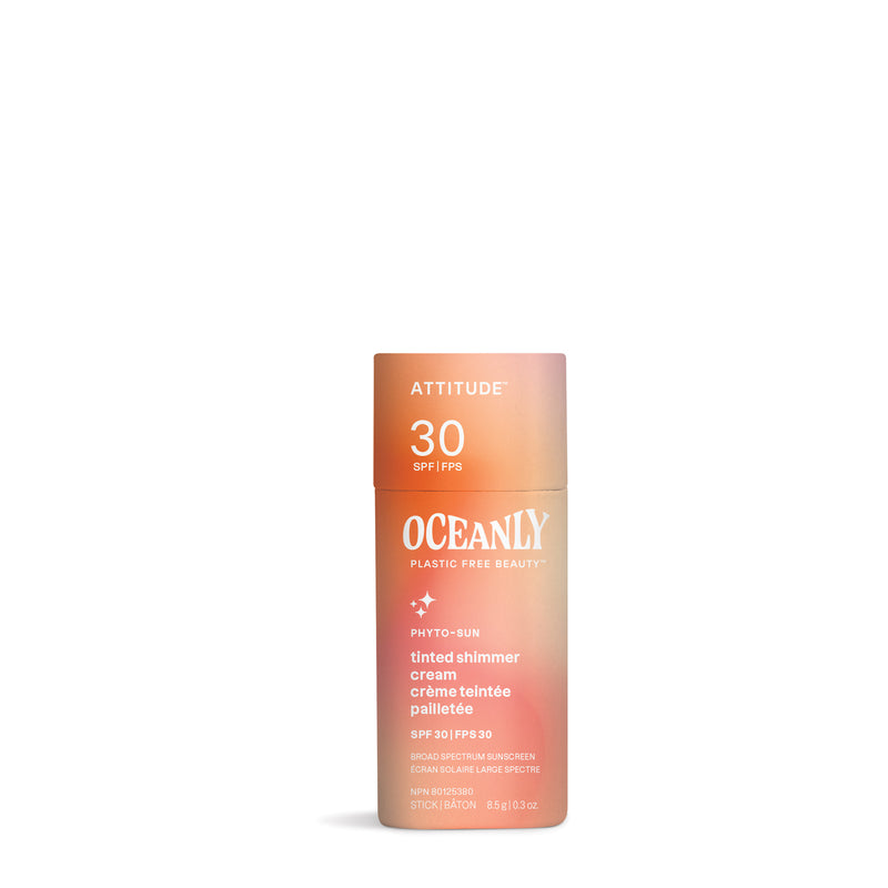 Solid Tinted Shimmer Cream SPF 30 with Zinc Oxide : Oceanly - Phyto-sun