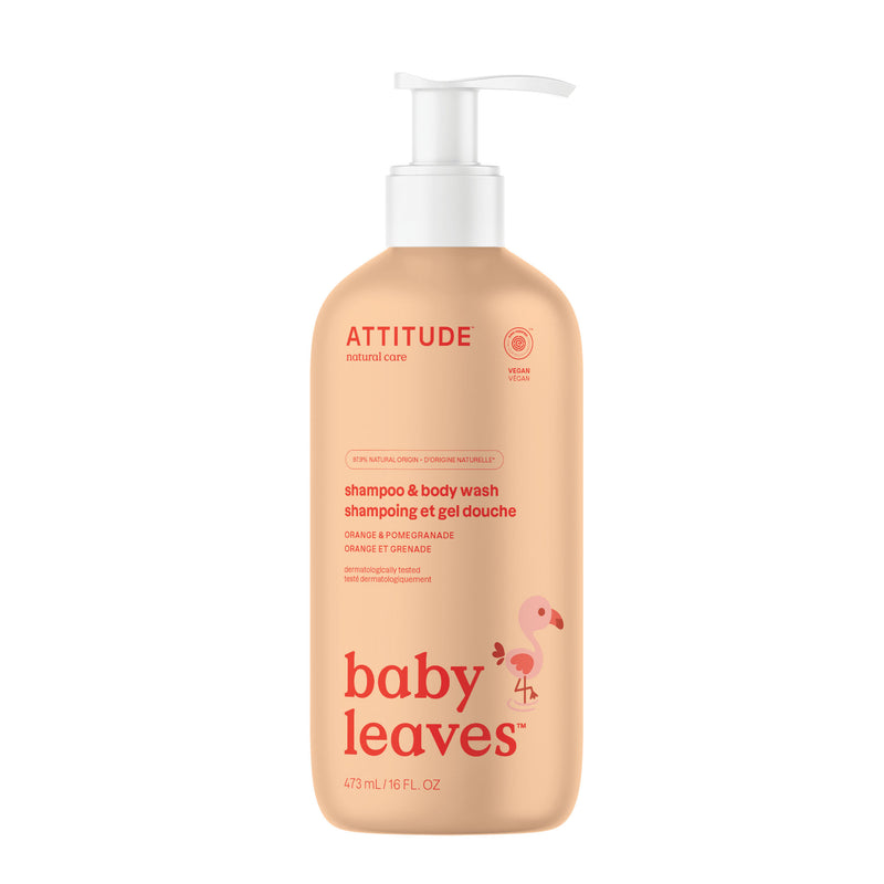 2-in-1 shampoo & body wash : BABY LEAVES™