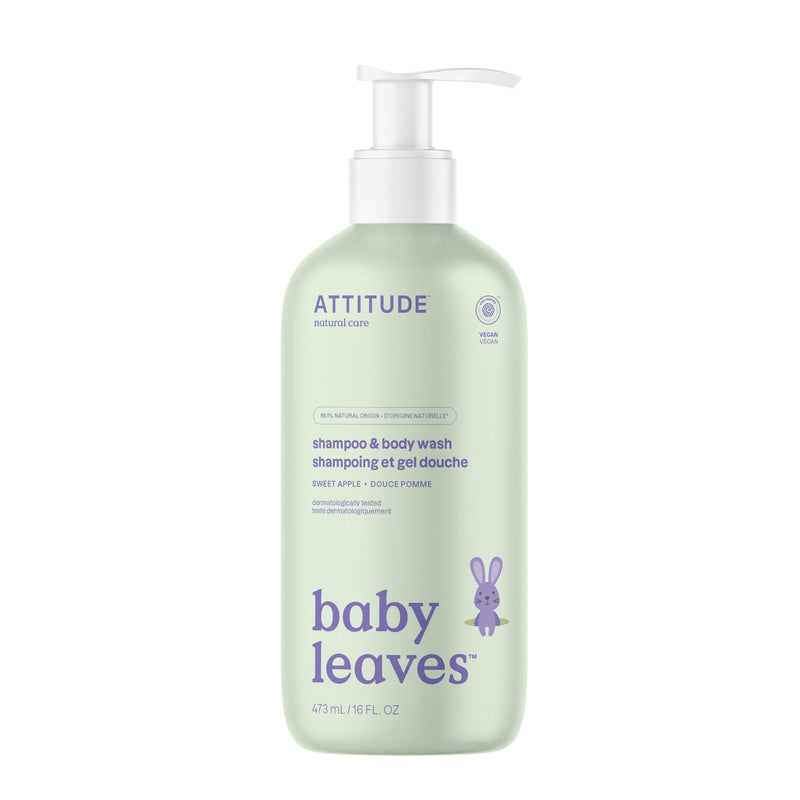 2-in-1 shampoo & body wash : BABY LEAVES™