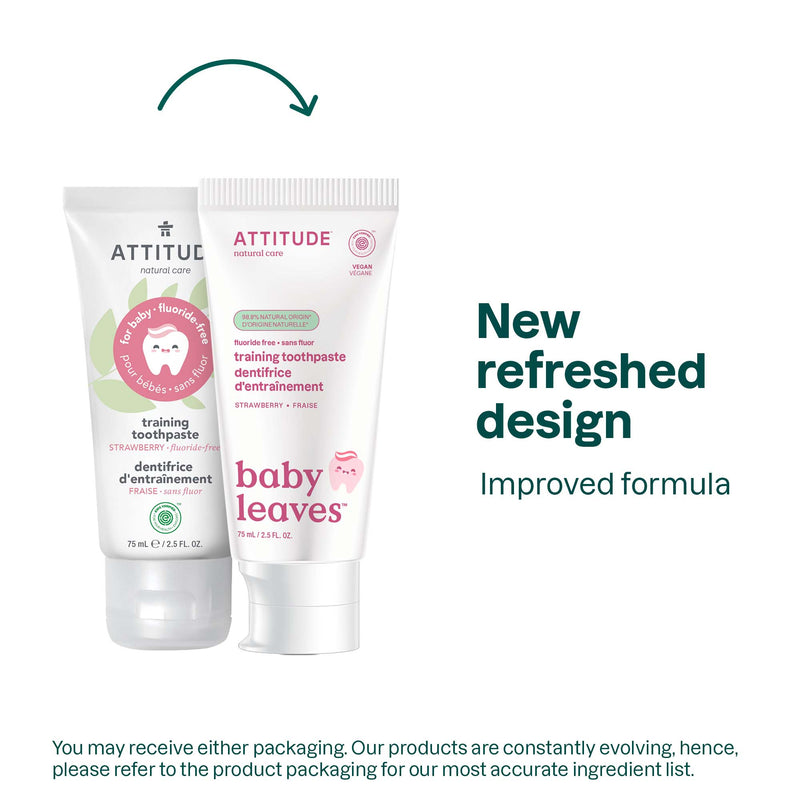 Fluoride-free training toothpaste  : baby leaves™