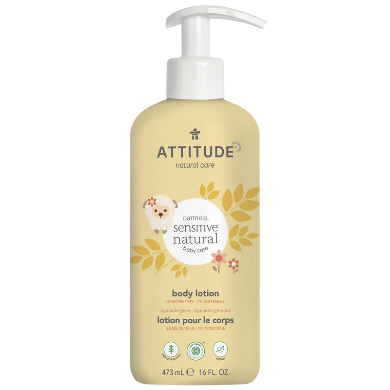 ATTITUDE Baby unscented body lotion - Oatmeal sensitive natural baby care for sensitive skin 60856_en?_main?