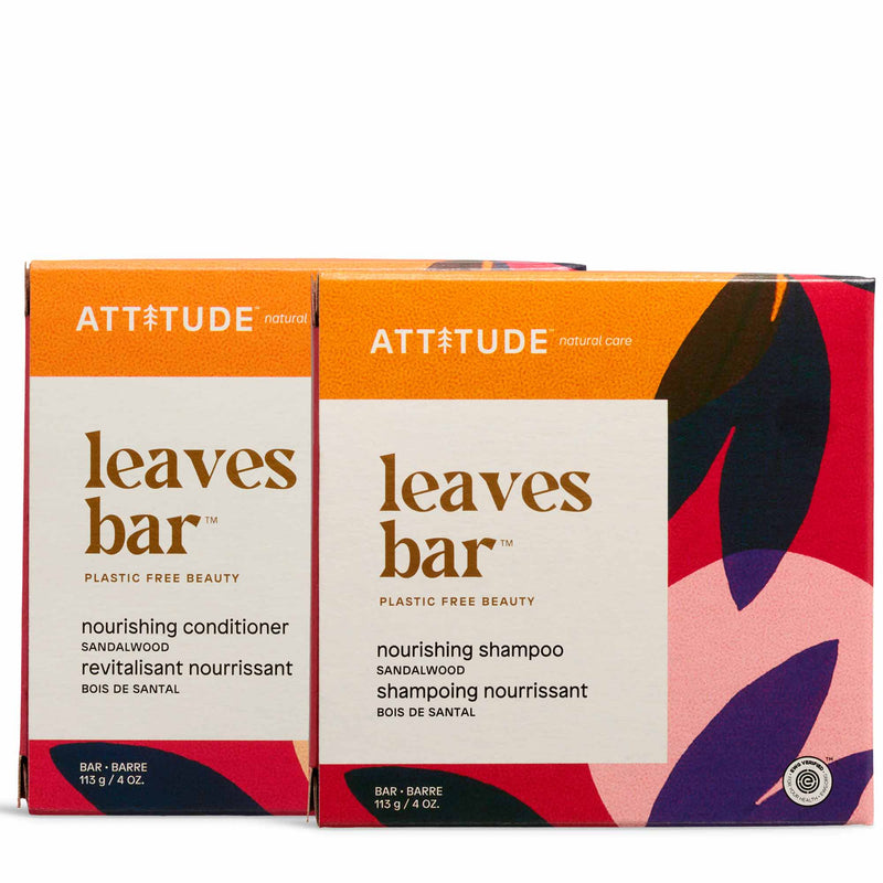 Nourishing Shampoo & Conditioner Duo : leaves bar™