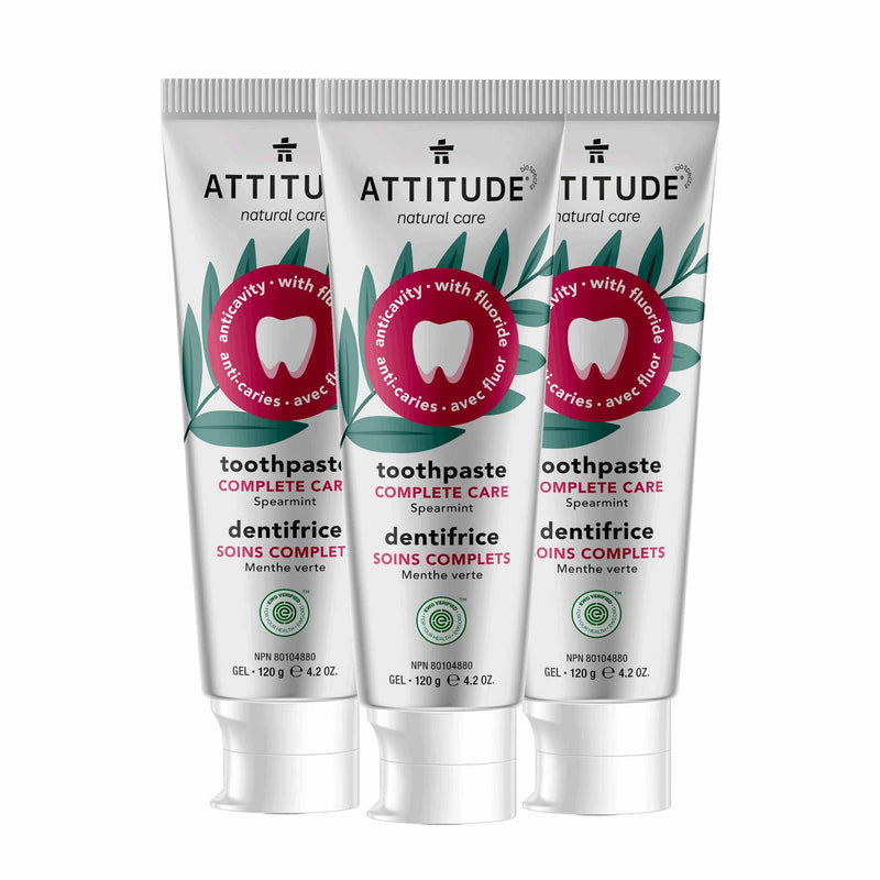 Adult Toothpaste with fluoride trio : Complete care