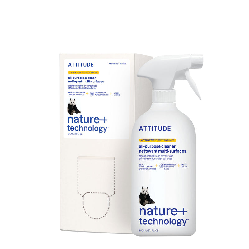 Duo all Purpose Cleaner - Bottle + Eco-Refill : Nature+