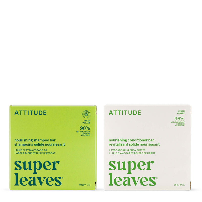 Bar Shampoo & Conditioner Nourishing : SUPER LEAVES™
