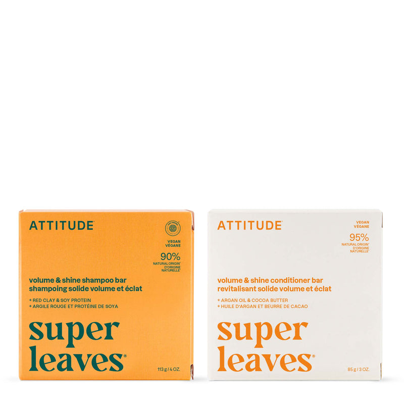 Bar Shampoo & Conditioner Volumizing : SUPER LEAVES™