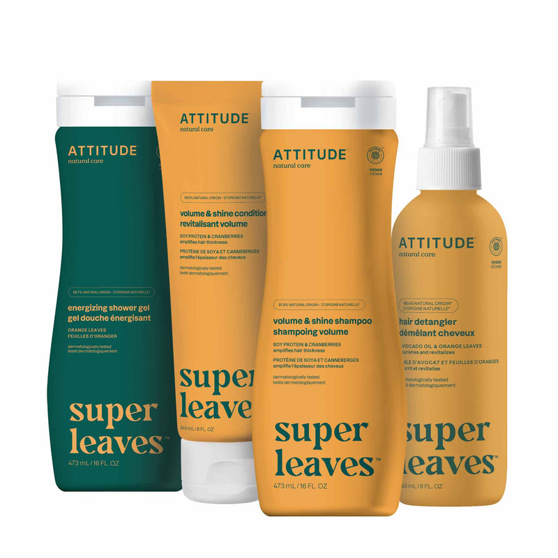 Volume & Shine Hair and Body Care Bundle : SUPER LEAVES™