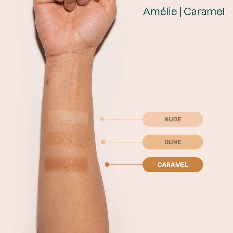 ATTITUDE Oceanly Light Coverage Foundation Stick before after Caramel 0.42 OZ Unscented 16143_en?